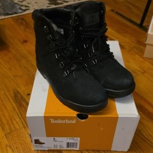Timberland Black Lace-Up Waterproof Boots